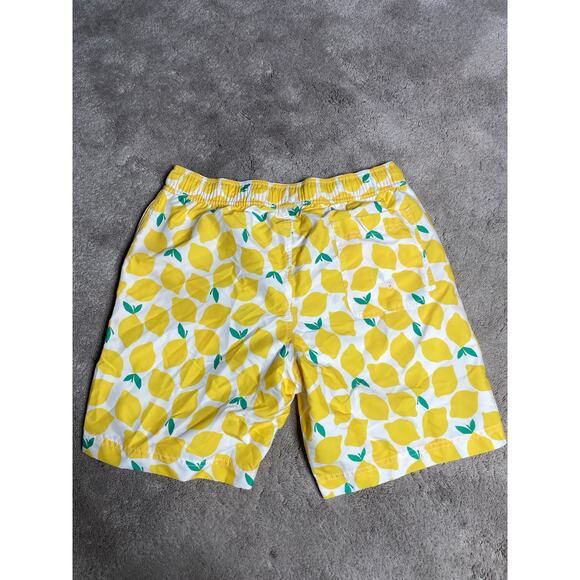 Hanna Andersson Mens Medium Swim Trunks Bundle (2) Pairs Lemons Green Tropical - Picture 8 of 8